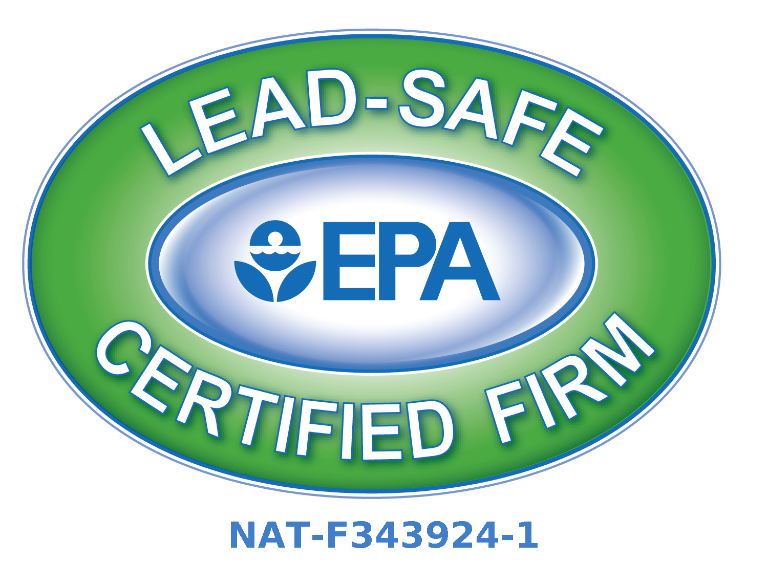Home EPA Lead-Safe Certified Firm - certified to conduct lead-based paint activities